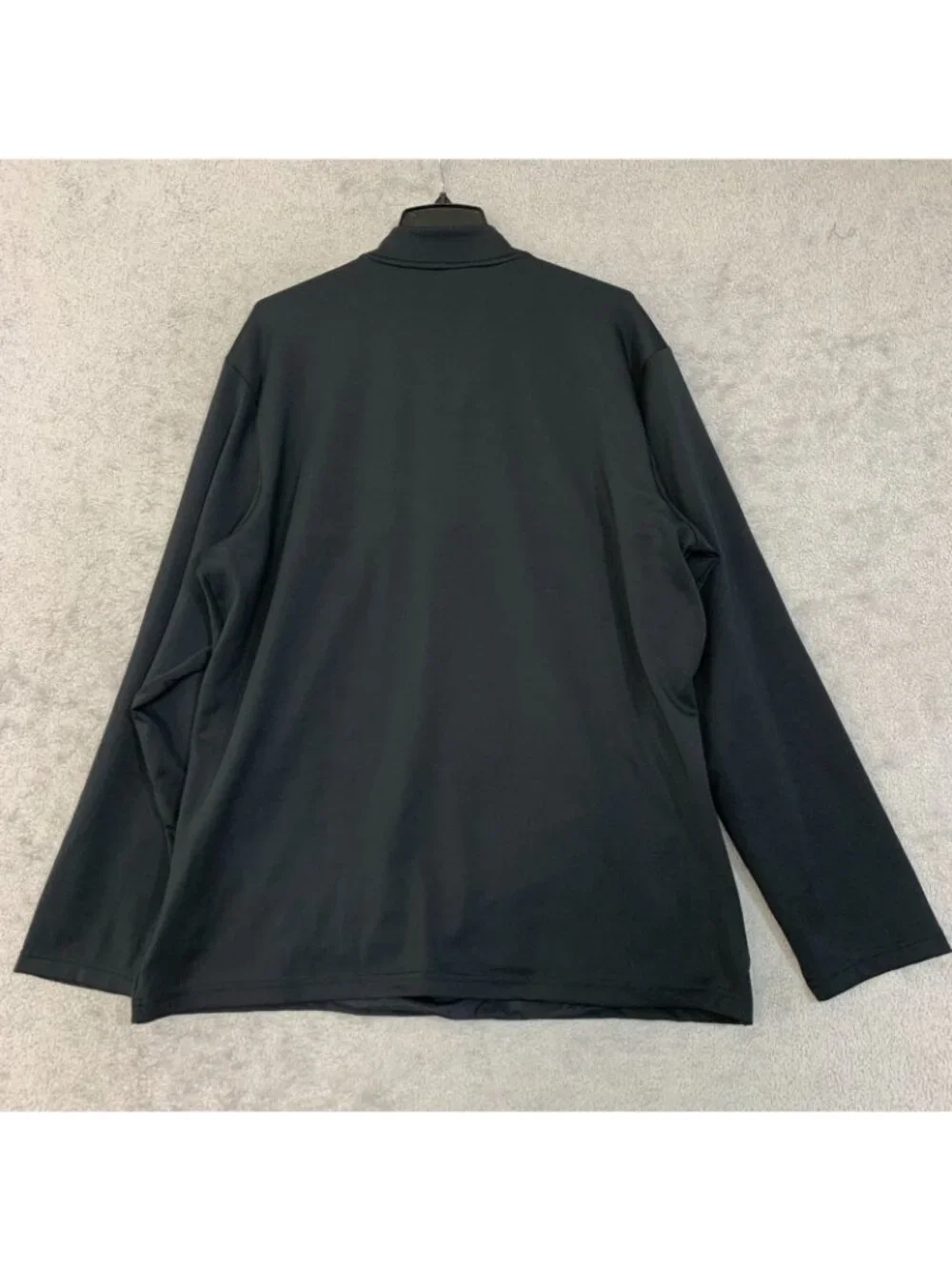 Adidas Men's XL Black Quarter-Zip Pullover Long Sleeve Activewear Sweatshirt